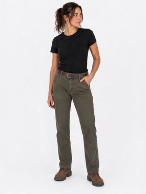 Carhartt Women's The Essential Canvas Double-Front Pant - Size 8